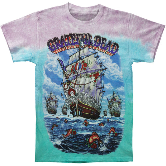 Grateful Dead Ship Of Fools Tie Dye T-shirt Front