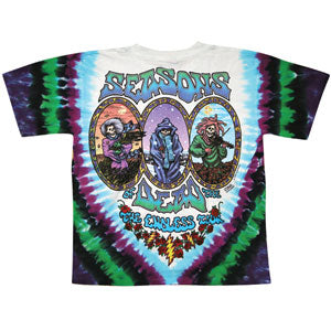 Grateful Dead Seasons Of The Dead Tie Dye T-shirt Back
