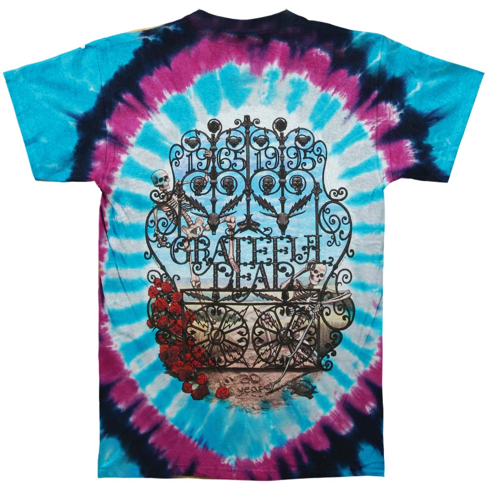 Grateful Dead 30th Anniversary Tie Dye T-shirt Back