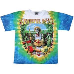 Grateful Dead Let It Grow Tie Dye T-shirt Front