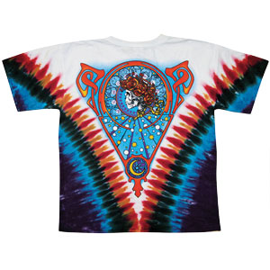 Grateful Dead Bertha VDye Tie Dye T-shirt Back