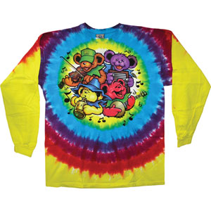 Grateful Dead Bear Jamboree Tie Dye  Long Sleeve Front