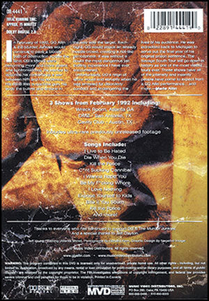GG Allin DVD