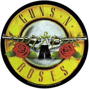 Guns N Roses Bullet Logo Back Patch Front