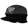 The Clash Skull & Crossbones Quilted Cap with Knitted Bill Quilted Visor Cap