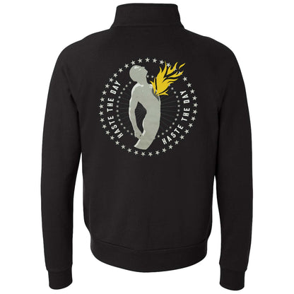 Haste The Day Burning Heart Jogger Sweatshirt Back