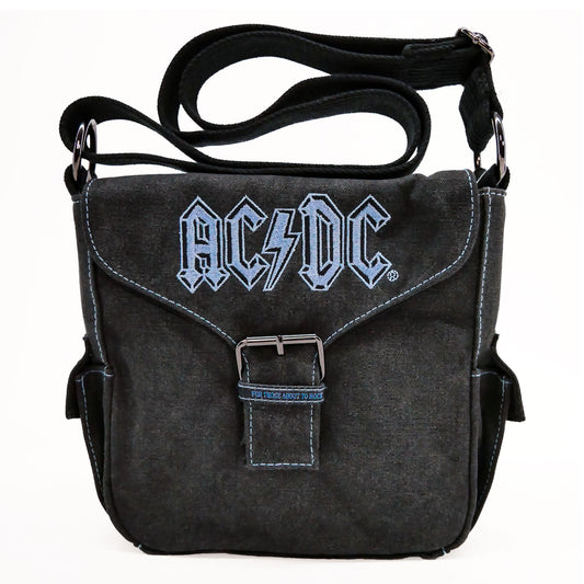 For Those About To Rock Blue Logo Girls Handbag