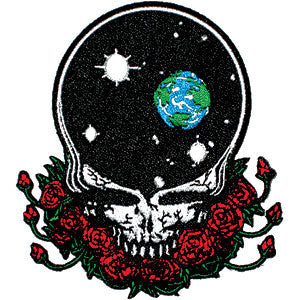 Grateful Dead Space Your Face Embroidered Patch Front