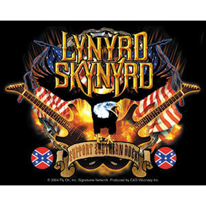 Lynyrd Skynyrd Sticker Front