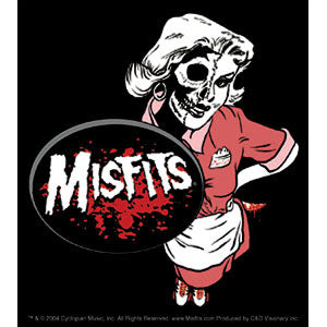 Misfits Waitress Sticker Front