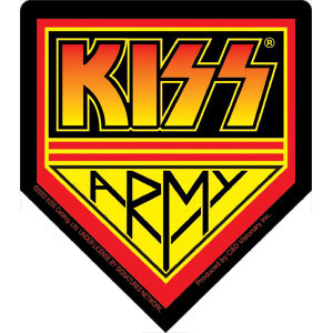 KISS Army Sticker Front