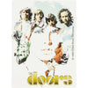 Group Posed In Jim Morrison Silhouette Photo (4" x 3") Sticker