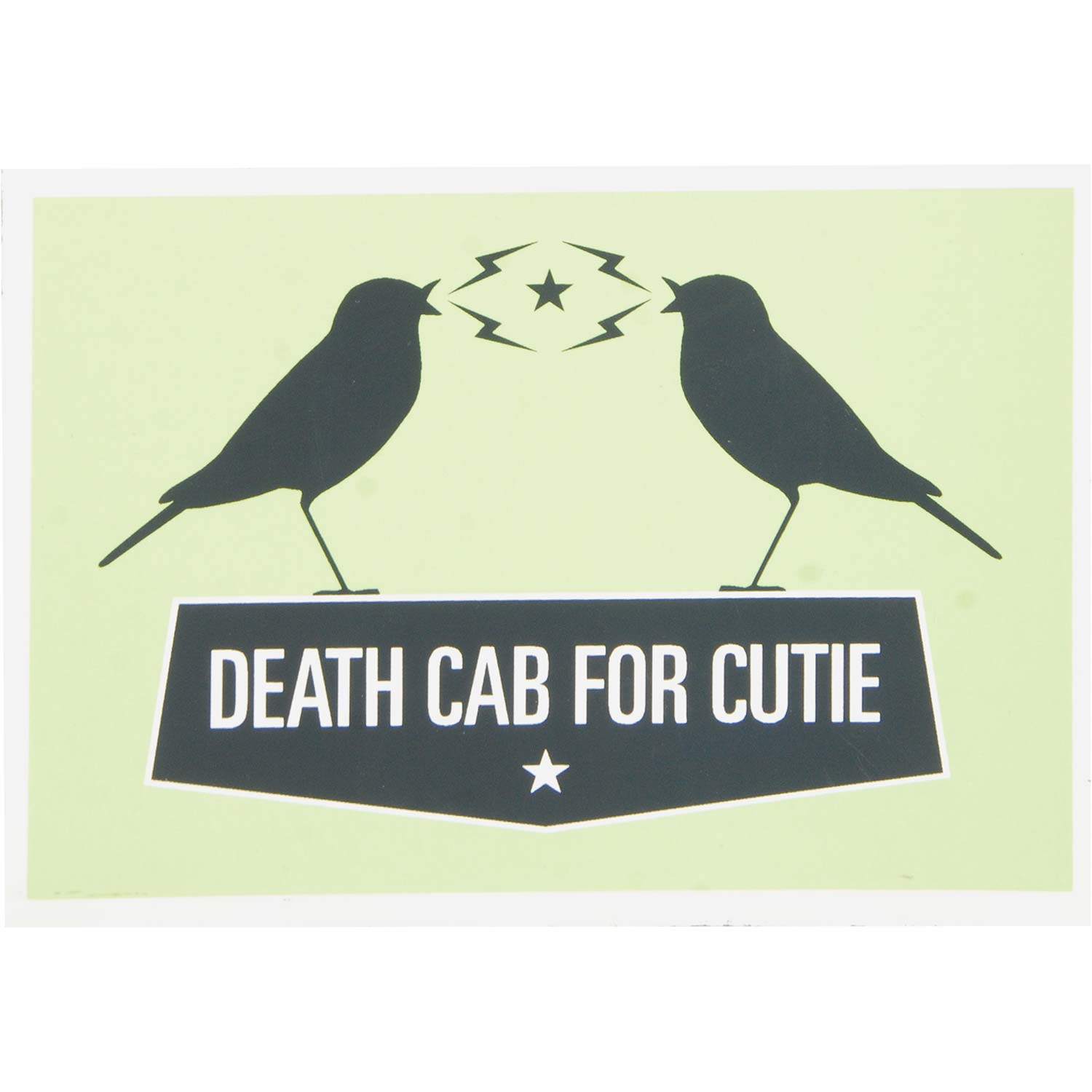Death Cab For Cutie Birds Sticker Front