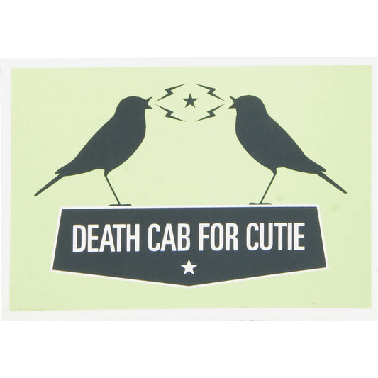 Death Cab For Cutie Birds Sticker Front