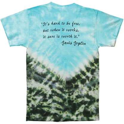 Janis Joplin Janis Motorcycle Tie Dye T-shirt Back