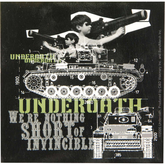 Underoath Sticker Front