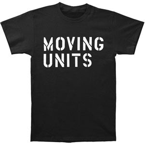 Moving Units Stencil Logo T-shirt Front