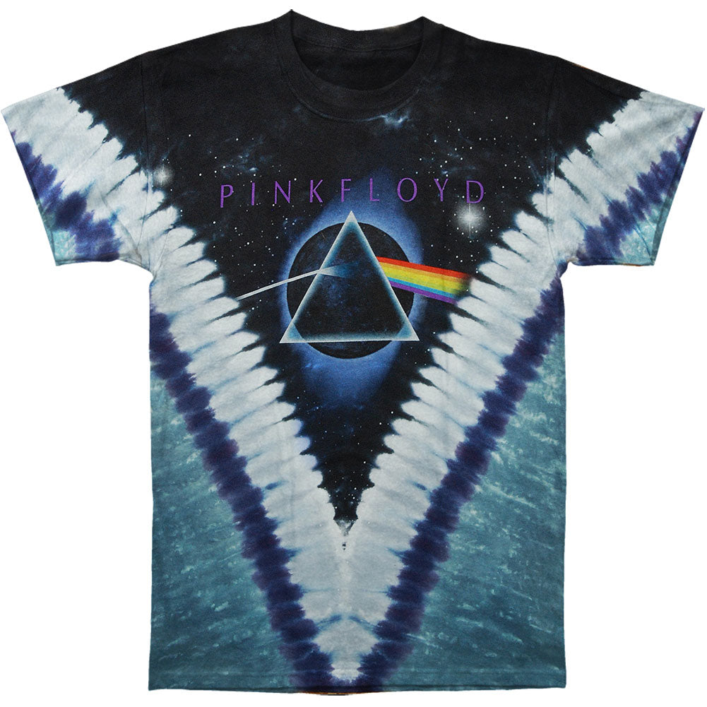 Pink Floyd Pyramid VDye Tie Dye T-shirt