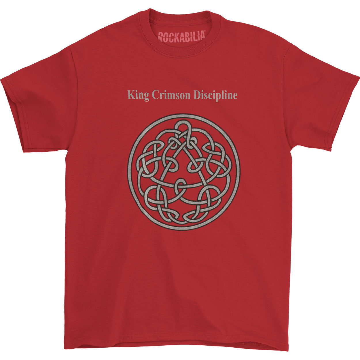 King Crimson Discipline (Red) T-shirt Front