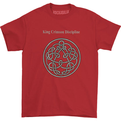King Crimson Discipline (Red) T-shirt Front