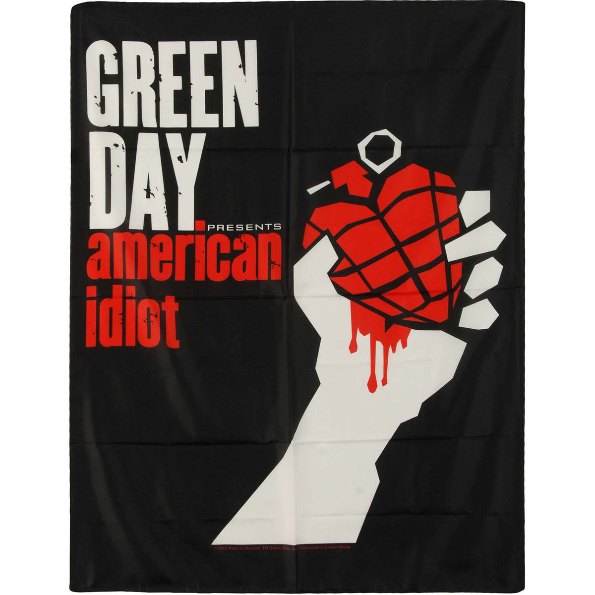 Green Day American Idiot Poster Flag Front