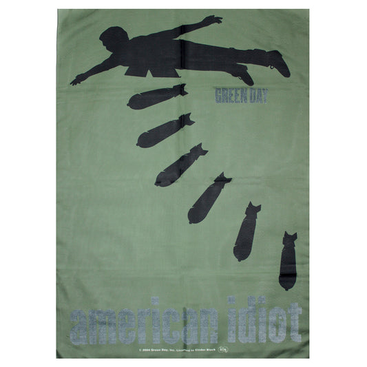 Green Day Poster Flag Front