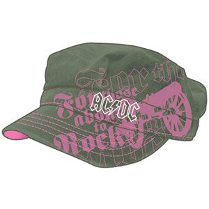 AC/DC For Those About To Rock With Cannon Cadet Cap Front