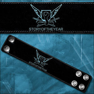 Cobra & Swords Crest Logo Wristband