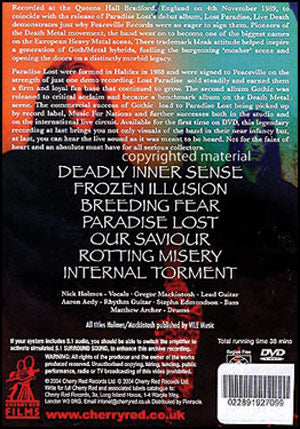 Paradise Lost DVD
