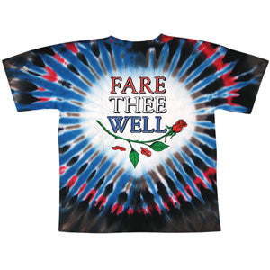 Grateful Dead Steal Your Tears Tie Dye T-shirt Back
