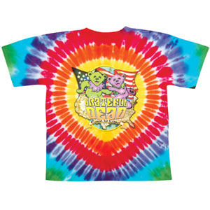 Grateful Dead San Francisco Bears Tie Dye T-shirt Back