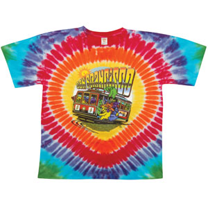 Grateful Dead San Francisco Bears Tie Dye T-shirt Front