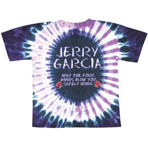 Jerry Garcia Franklin's Tower Tie Dye T-shirt Back