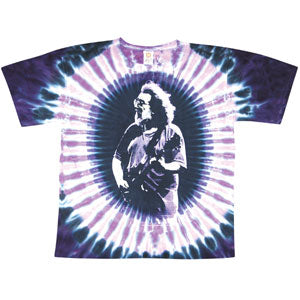 Jerry Garcia Franklin's Tower Tie Dye T-shirt Front