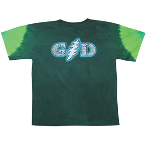 Grateful Dead Celtic Face Tie Dye T-shirt Back