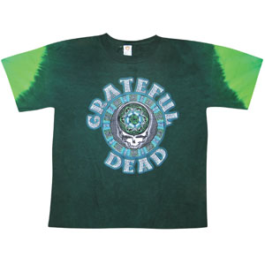 Grateful Dead Celtic Face Tie Dye T-shirt Front