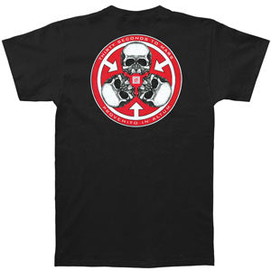 30 Seconds To Mars Skulls Logo T-shirt Back