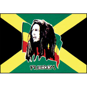 Bob Marley Poster Flag Front
