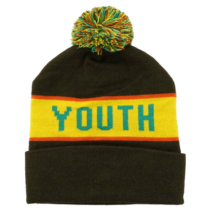 Sonic Youth Knit BROWN Hat Beanie Back