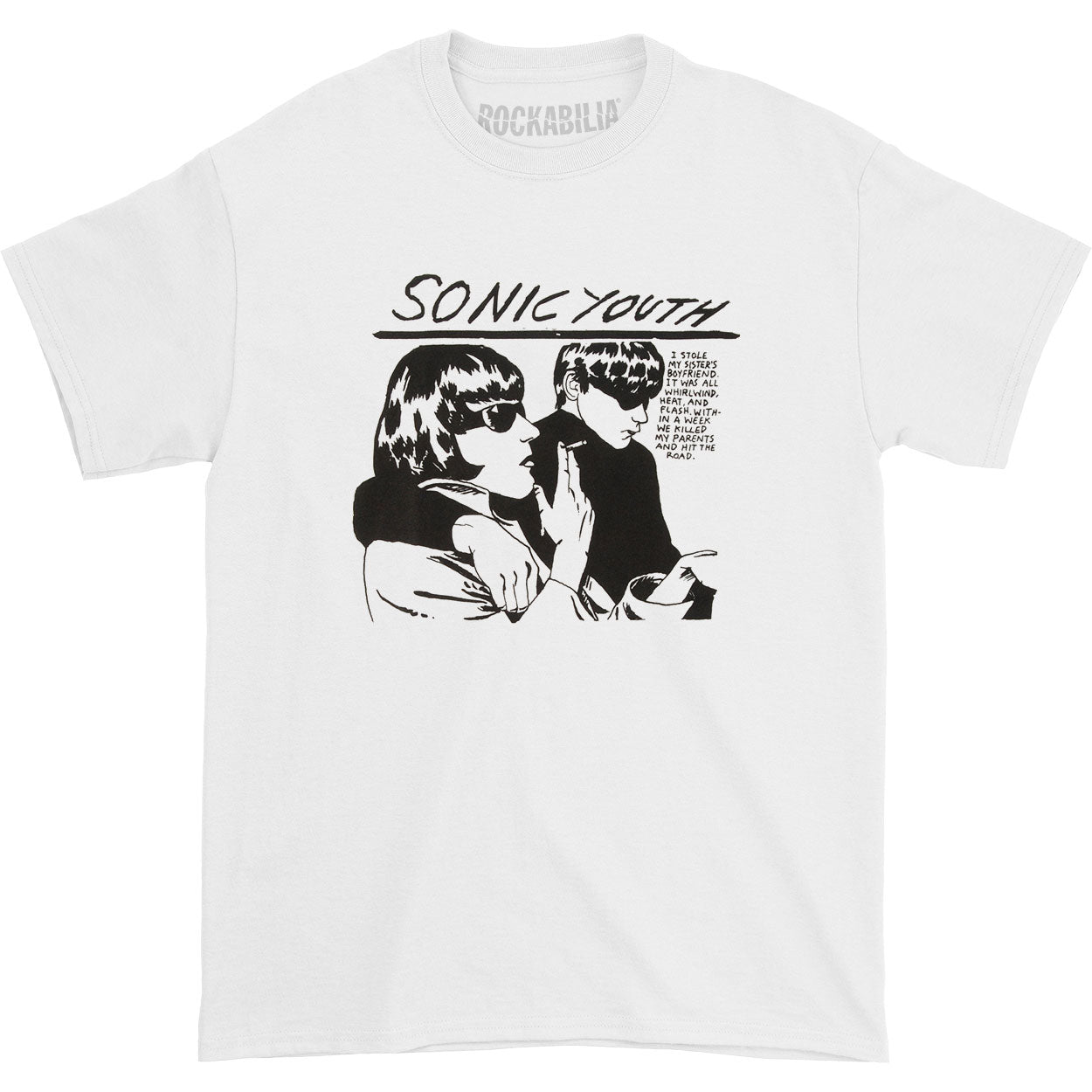 Sonic Youth White Goo T-shirt Front
