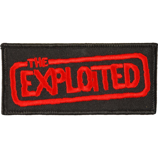Exploited Embroidered Patch Front