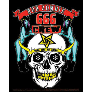 Rob Zombie Sticker Front