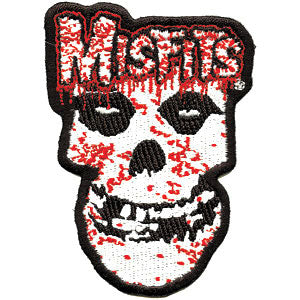 Misfits Bloody Skull Embroidered Patch Front