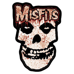 Misfits Bloody Skull Sticker Front