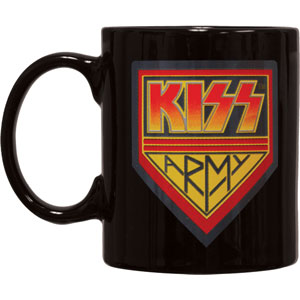 KISS 2 Sided Army & Heads Coffee Mug Front