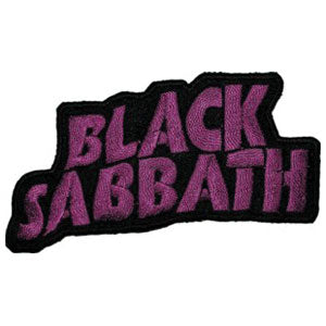 Black Sabbath Embroidered Patch Front