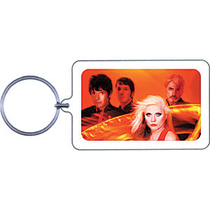 Blondie Photo Plastic Key Chain Front