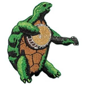 Grateful Dead Terrapin Banjo Embroidered Patch Front