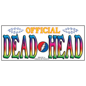 Grateful Dead Official Dead Head Sticker Front