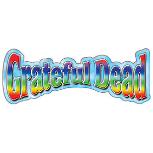 Grateful Dead Rainbow Logo Sticker Front